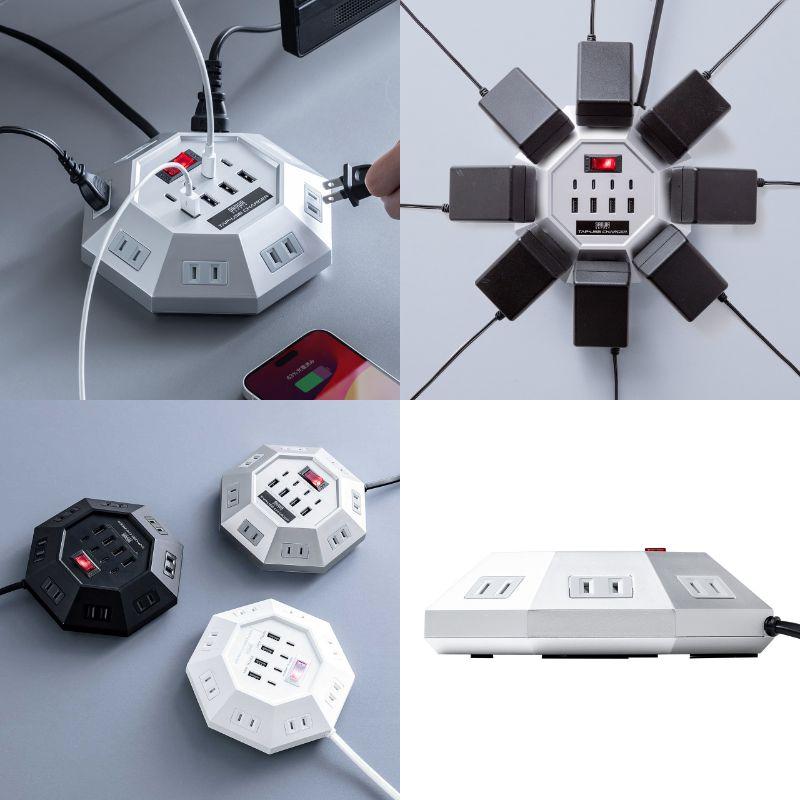ゼビウス』の浮遊要塞ソックリの8角形電源タップ | ギズモード・ジャパン