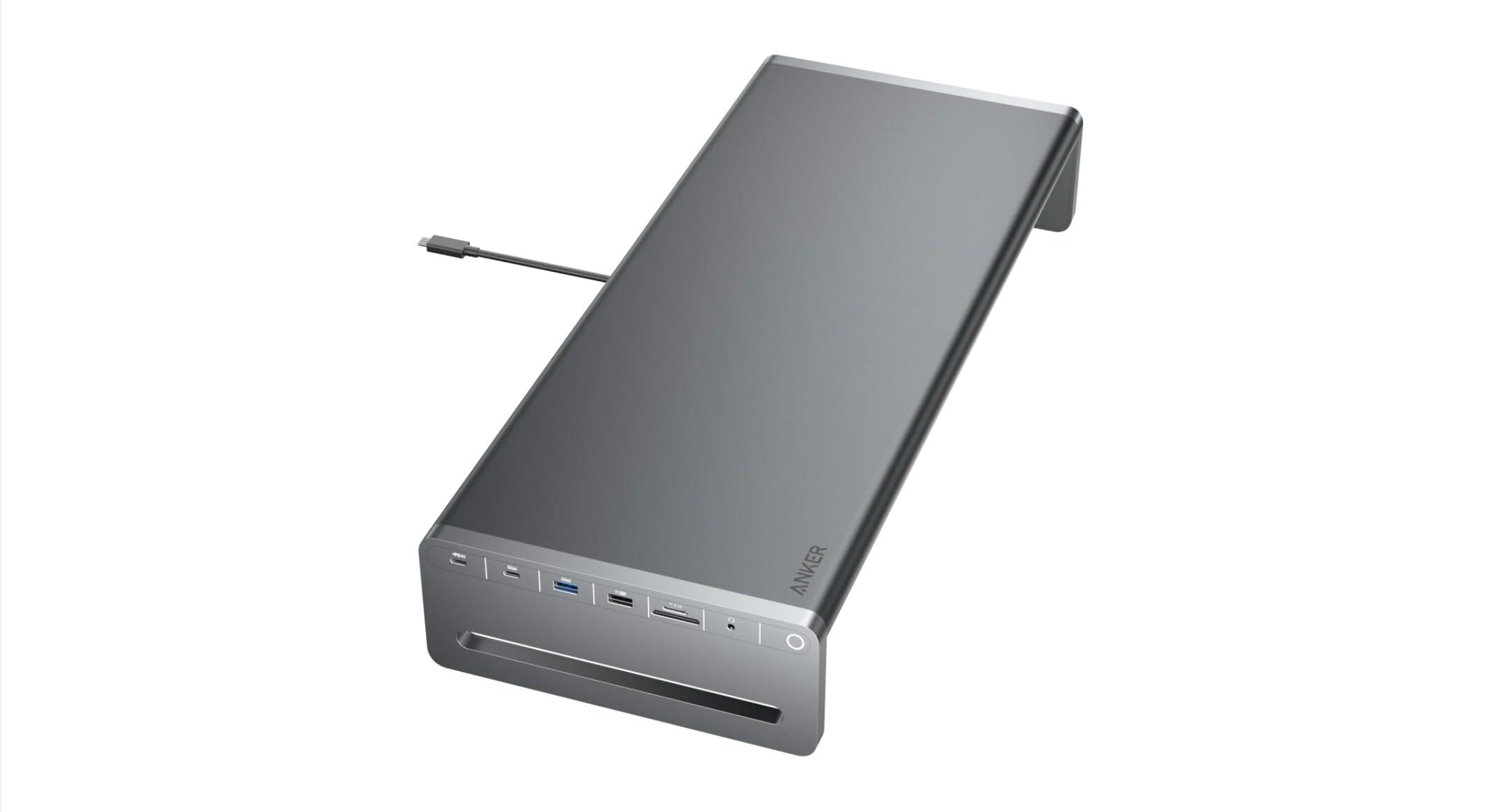 Ankerの10 in 1 モニタースタンド、配線ごちゃつき知らずでデスクすっきり～