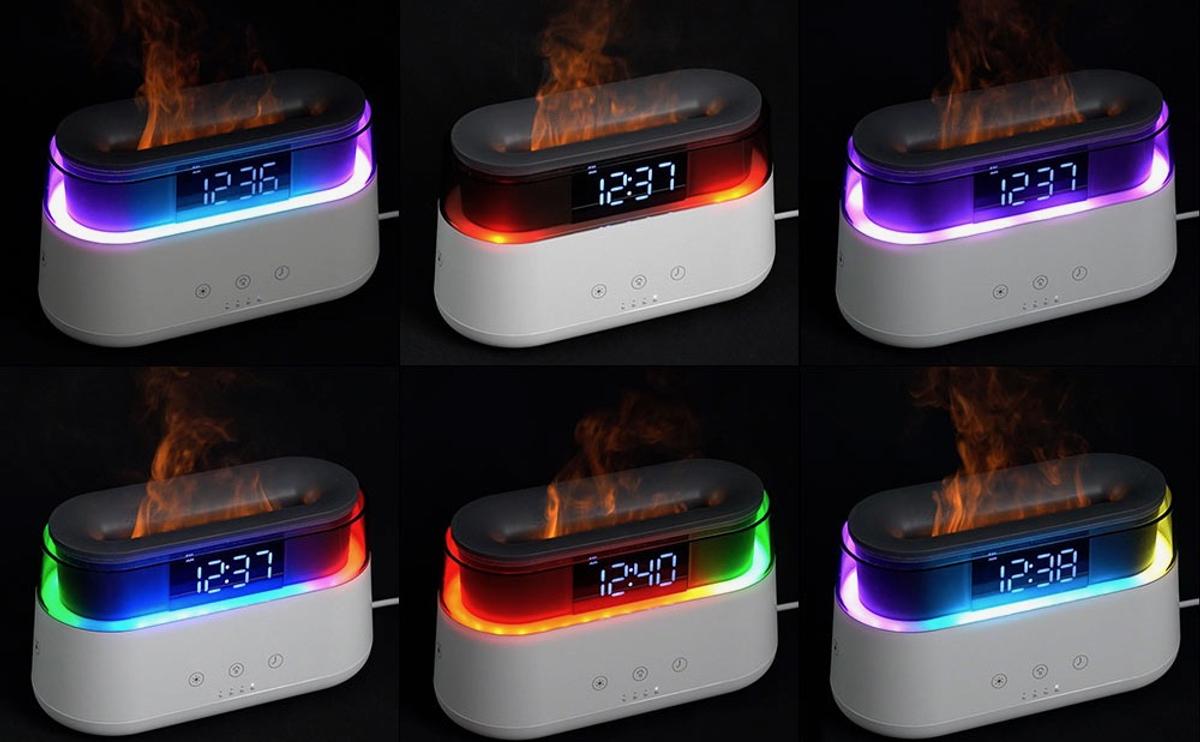 1つで5役。 スチームを「焚き火風」に演出してくれる癒し系加湿器