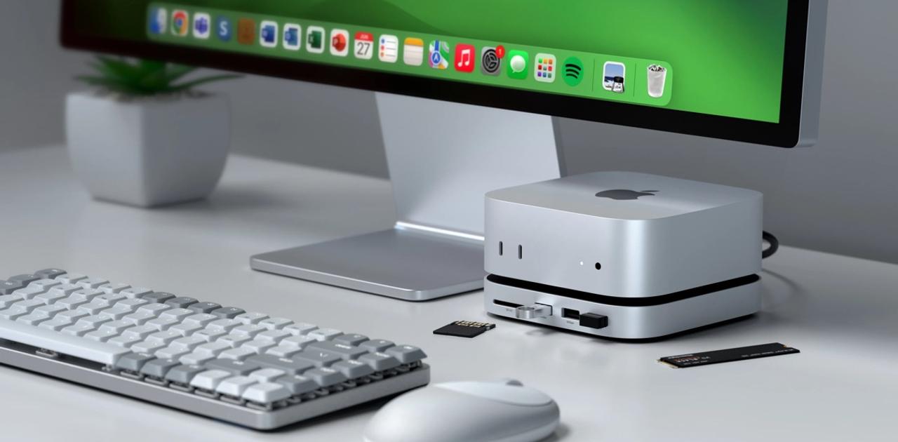 [B! Mac] ｢パーフェクトM4 Mac mini｣にする合体ドッキングステーション