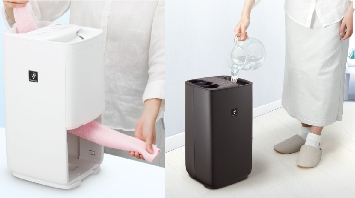 シャープ 加湿器 HVーH75-W 2台 プラズマクラスター加湿機 2機種を発売