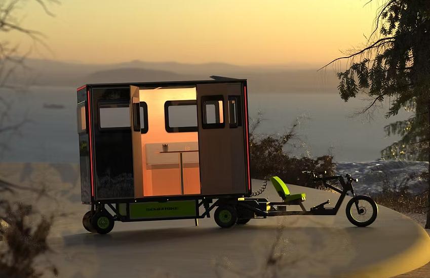 ひとり部屋を引っ張って、ひとり旅できるe3輪車 | ギズモード・ジャパン