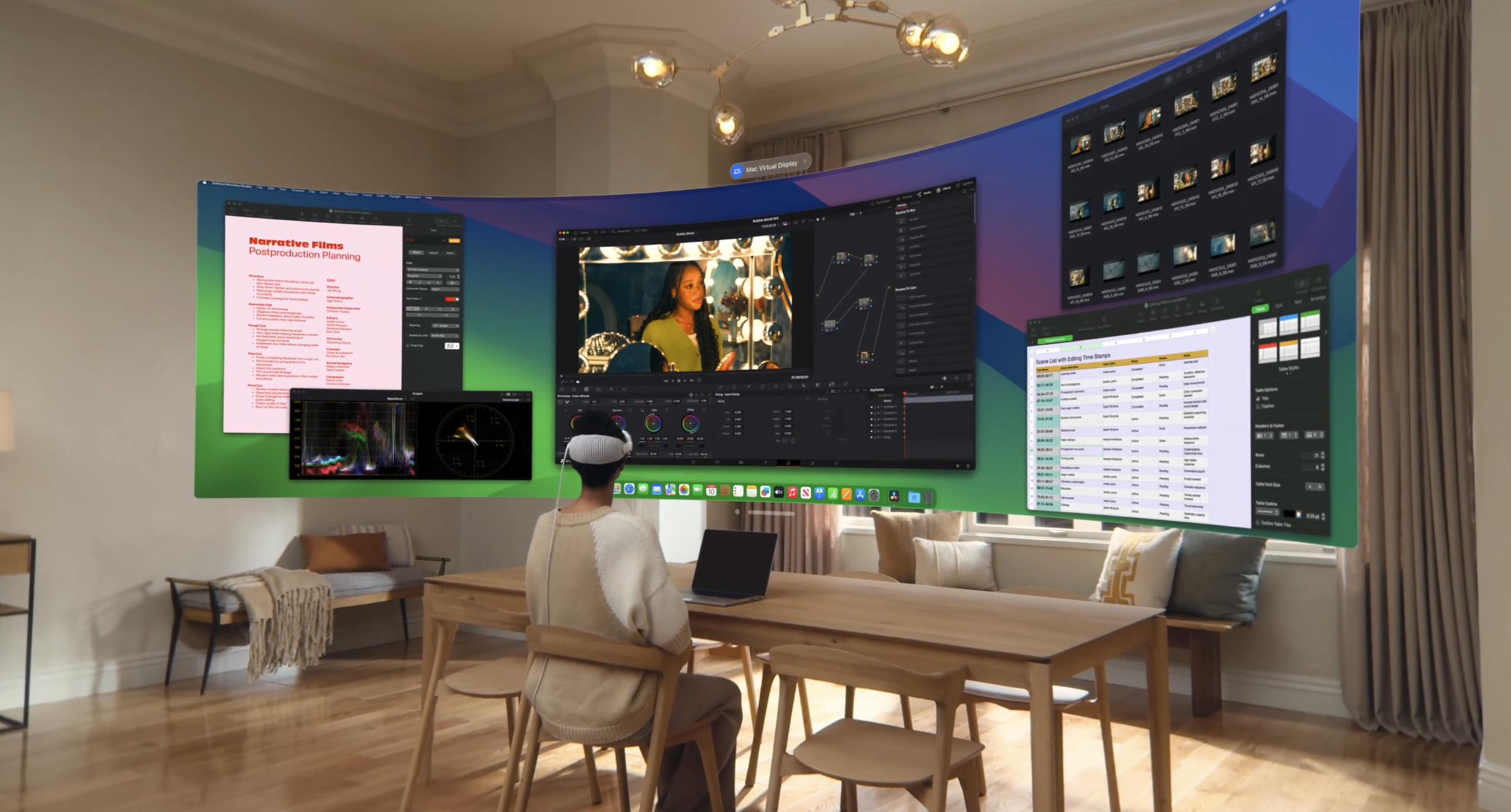 5Kモニター2台分。アプデでApple Vision Proが真のモバイルモニターに