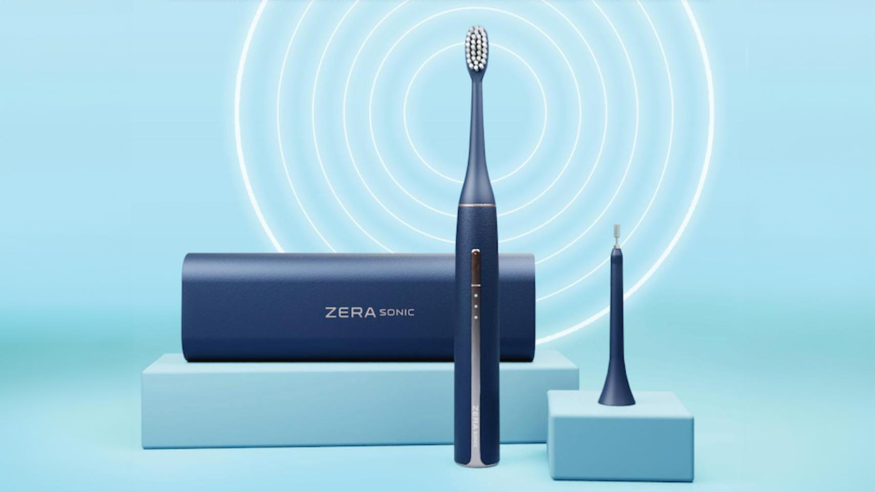 自動で除菌と乾燥。外出用にも便利な音波歯ブラシ「ZERA SONIC」が