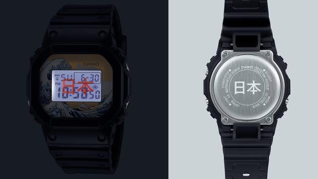 G-SHOCKの定番デジタル｢DW-5600｣に、“北斎デザイン”登場 | ギズモード