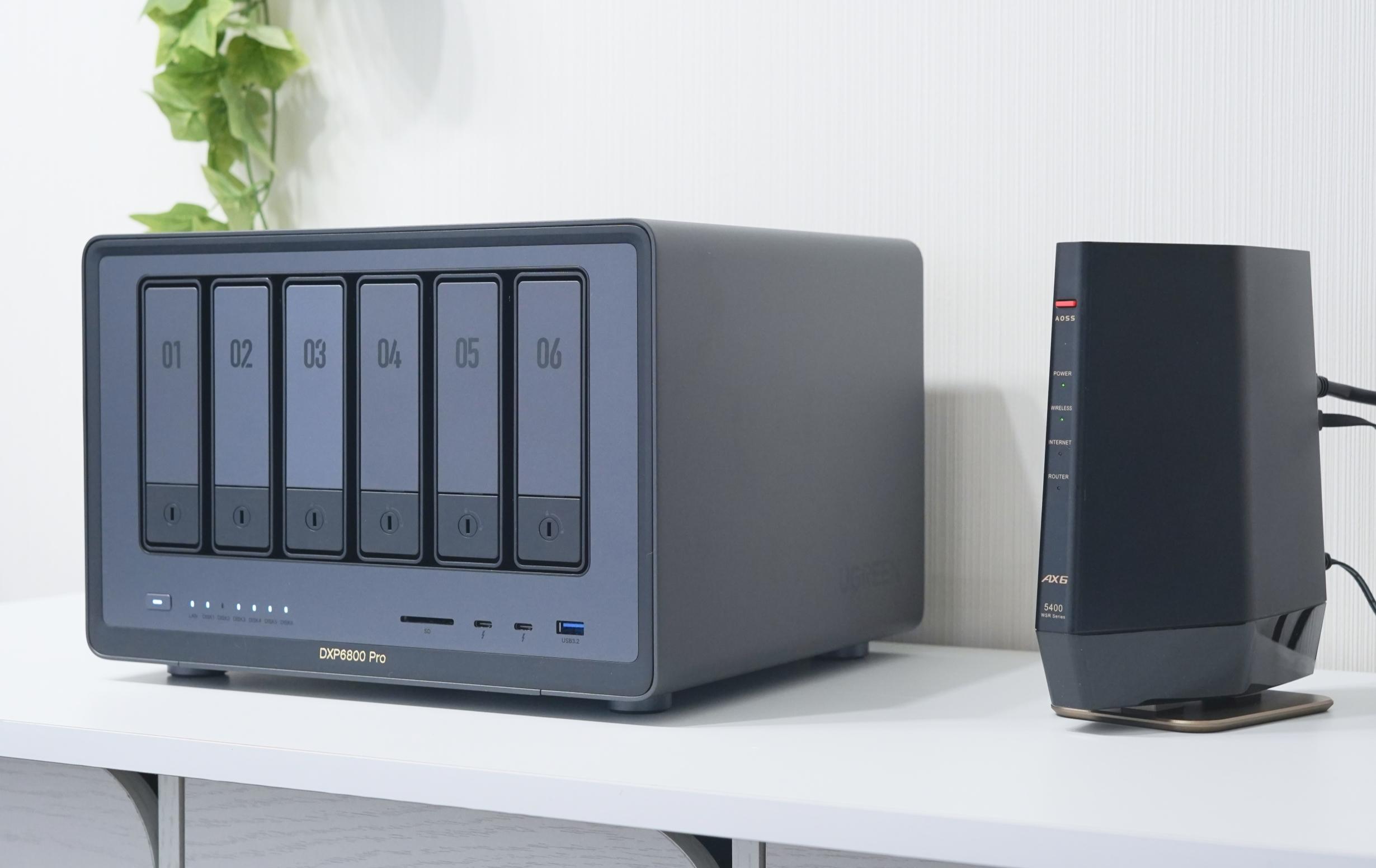 D*y様 UGREEN NASync ネットワーク接続ストレージ UGREEN 4ベイ NASストレージ - 136TB超大容量と高速10GbE転送
