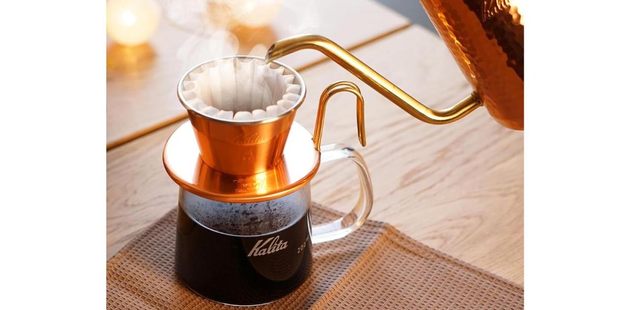 技術不要。カリタの銅製ドリッパーで味ムラの少ないコーヒーが淹れ 