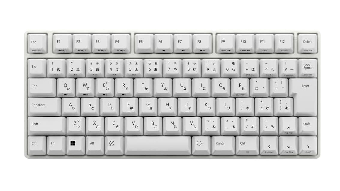 HHKBシリーズの対抗馬。ファンクションキー搭載の白い新星あらわる