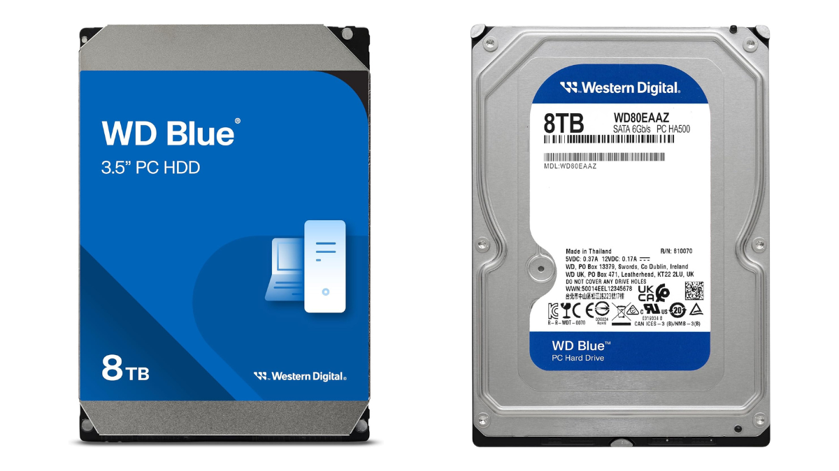 ジャンク品 Western Digital 8TB HDD WD81PURZ HDD FOR DVR HDD