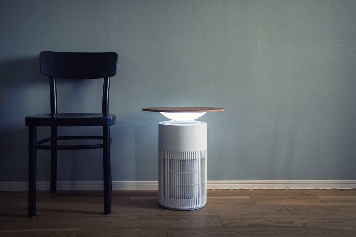1台4役の「SwitchBot空気清浄機Table」が「私の上にモノを置いてもいい
