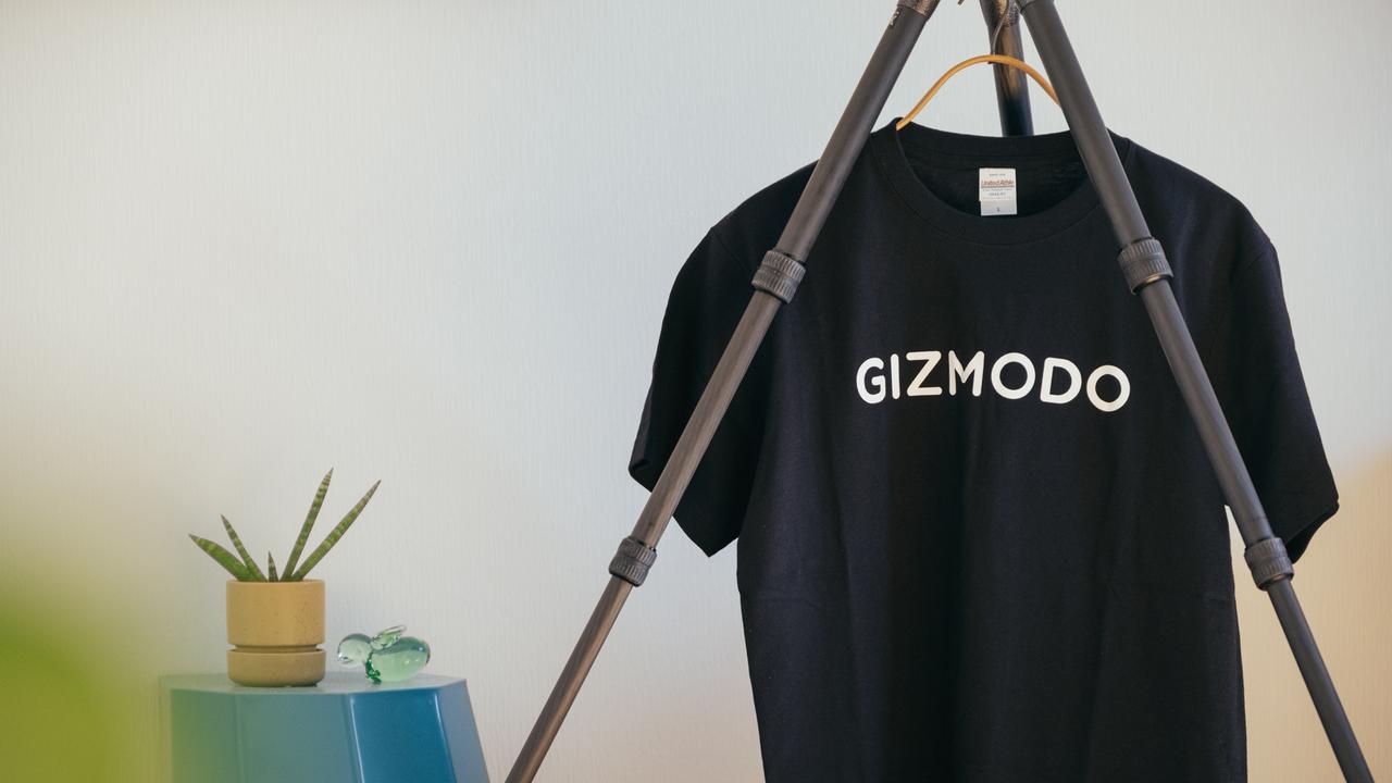 ロゴを載せられるのはこれだけ。ギズモードオリジナルTシャツ、ついに出た