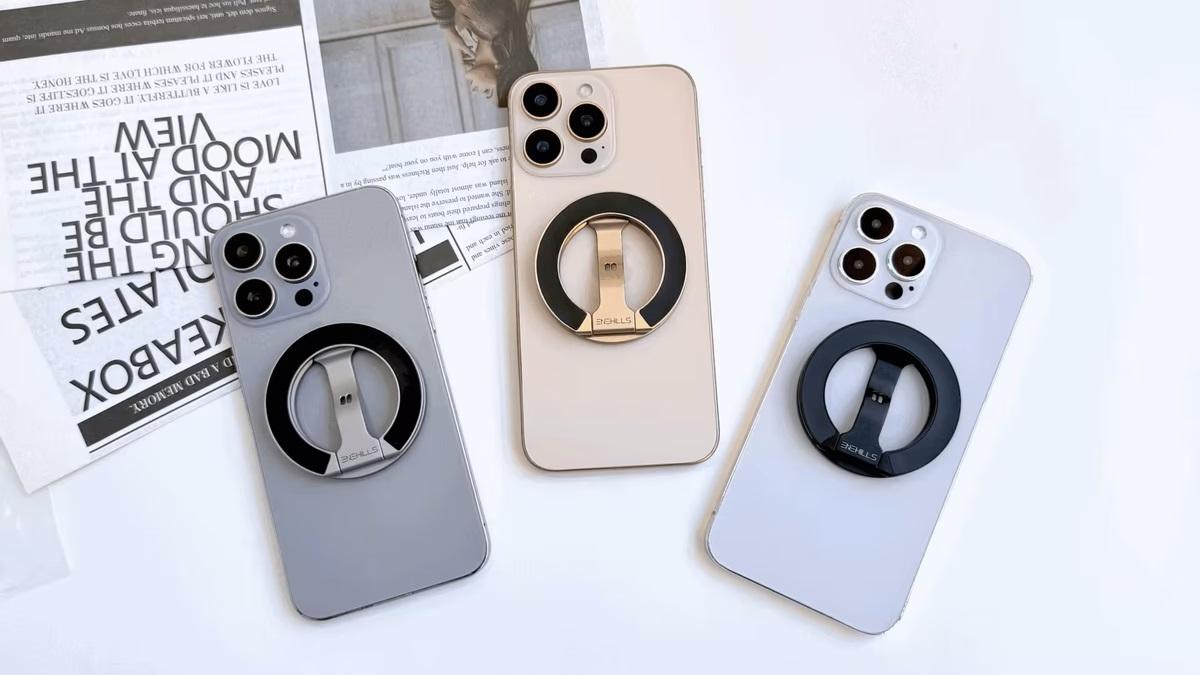 MagSafe非対応でもOK！くっつく・回る・持ちやすい万能スマホリングが