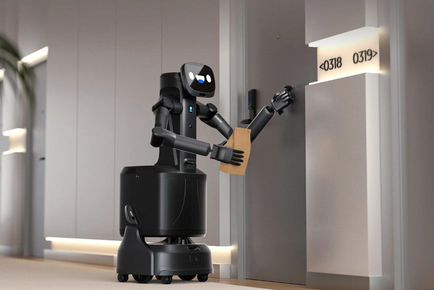 ファミレスの猫型ロボと親戚? 表情と動きがかわいいAIロボット ファミレスの猫型ロボと親戚? 表情と動きがかわいいAIロボット