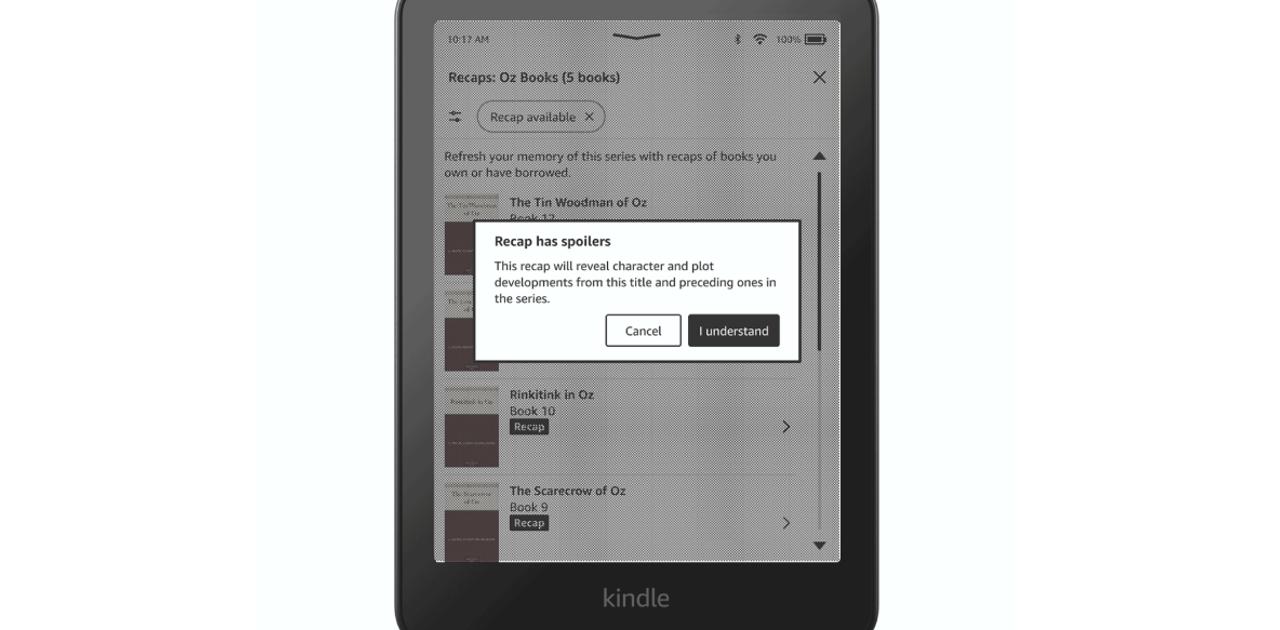 「どこまで読んだっけ?」を解決。Kindleに新機能「Recaps」が登場