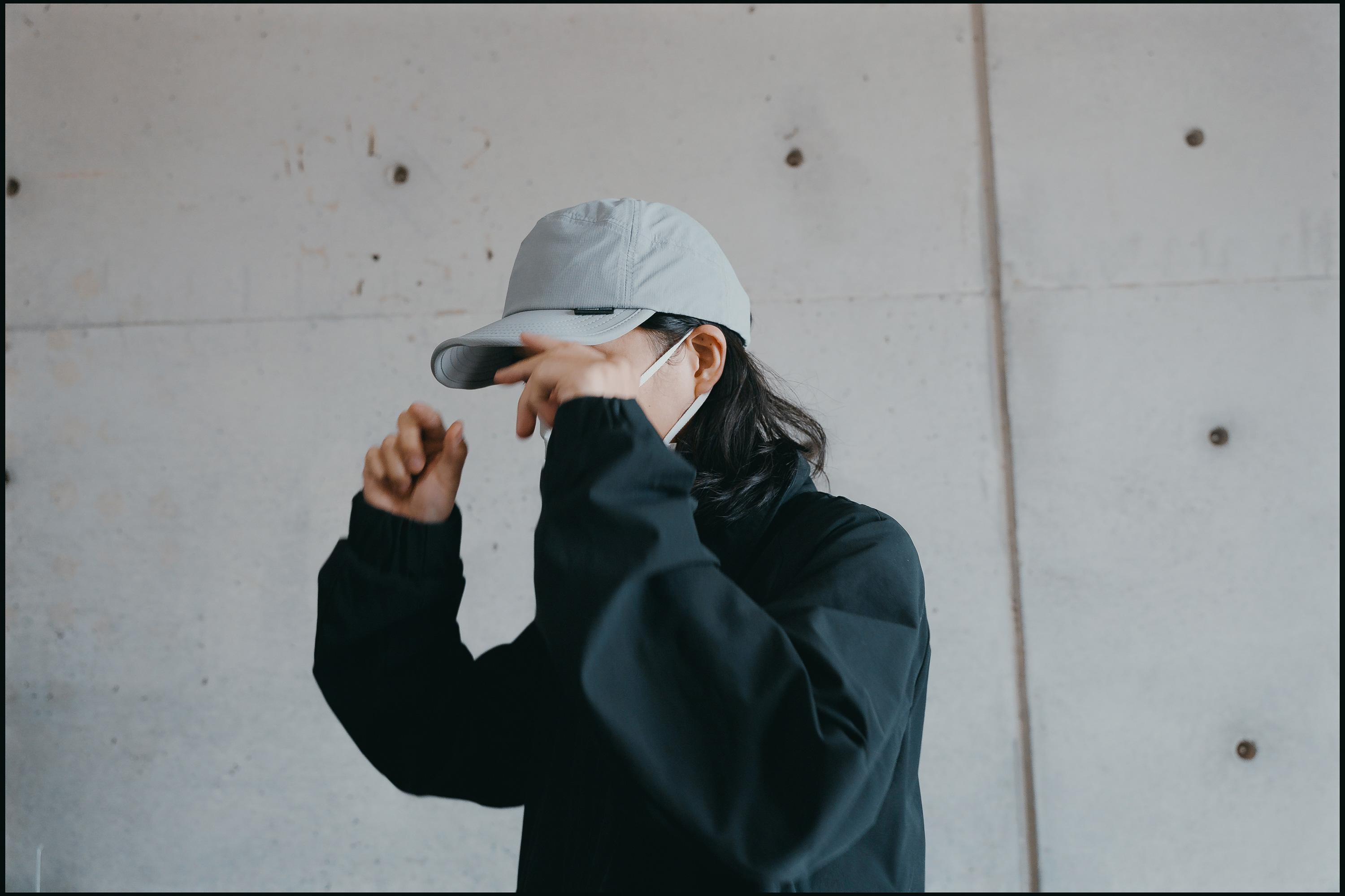 新品】J-FIT ACTIVE キャップ 黒 S 撥水 男女兼用 強風対策用 新品】J