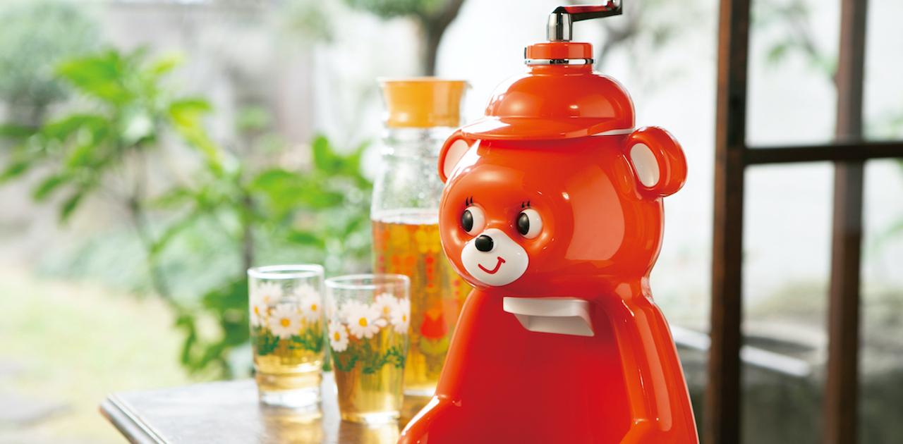 ハンドルまわせばお目目がくるくる｣昭和のかき氷器、きょろちゃん復刻 