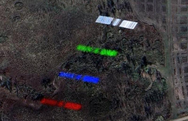 正体は速すぎるアレっぽい。Google Earthに映り込んだカラフルな