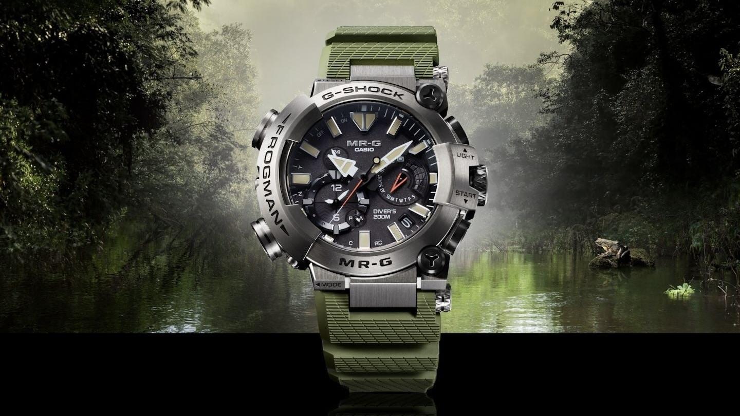 世界最大のカエルがモチーフ。G-SHOCK新作はカーキの渋い 世界最大のカエルがモチーフ。G-SHOCK新作はカーキの渋い