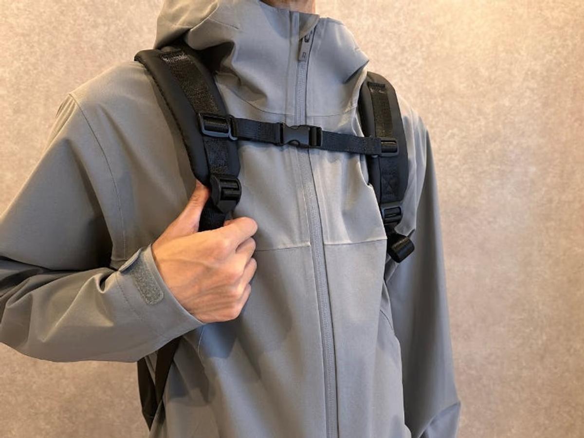 グレーオーバーサイズジャケット-QUICK PACK officer 13 リュック通勤 