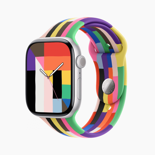The Apple Collection 壁掛時計 レインボー　日本製　アップル 今年も出ます。Appleがプライド向け壁紙とスポーツバンドを公開