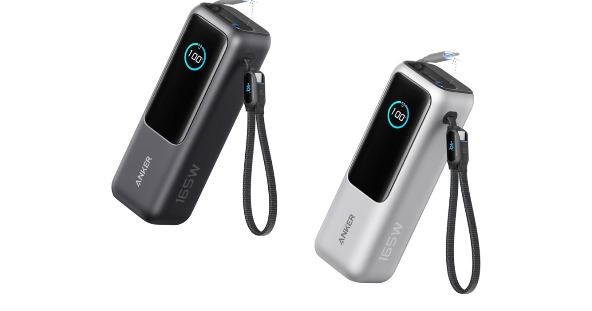 新品ANKER PowerCore 165W モバイルバッテリー Anker史上初、「ケーブルがごちゃらない」モバイルバッテリーが新登場