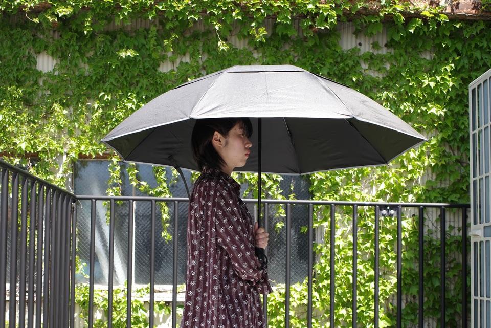 3秒開閉・逆折り・120cm超え。車も服も守る傘の、気遣いスペックが