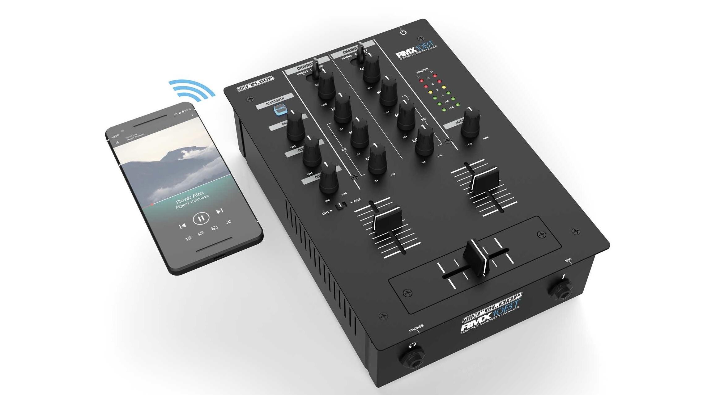 身軽に、気軽にDJしてみたいなら。スマホとBluetooth接続可能な