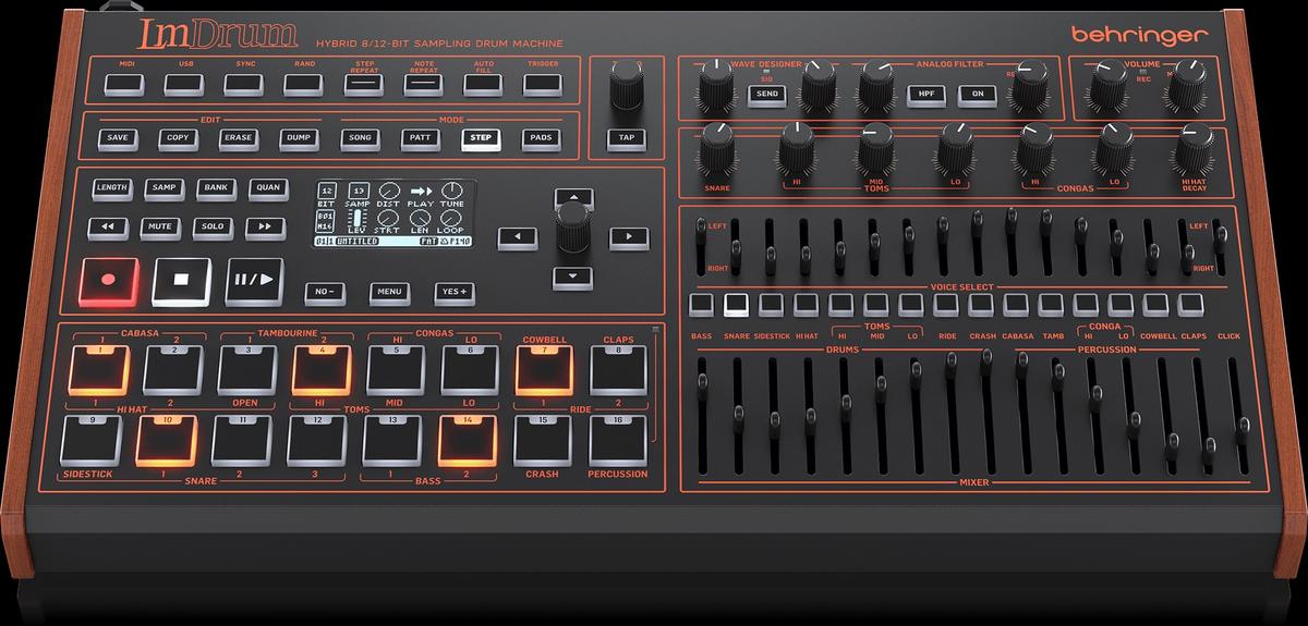 BEHRINGER ベリンガー LM DRUM ハイブリッドサンプリング ドラムマシン 