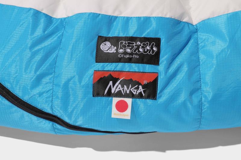 寝ればドラえもんになれるNANGAの寝袋。おなかのポケットも再現