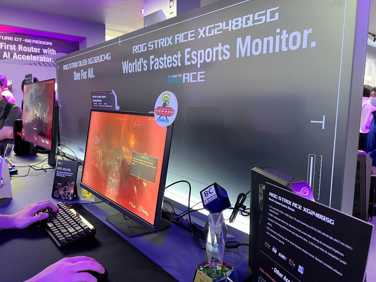 世界「最速」モニター！ ASUSの最新モニター、リフレッシュレートは 