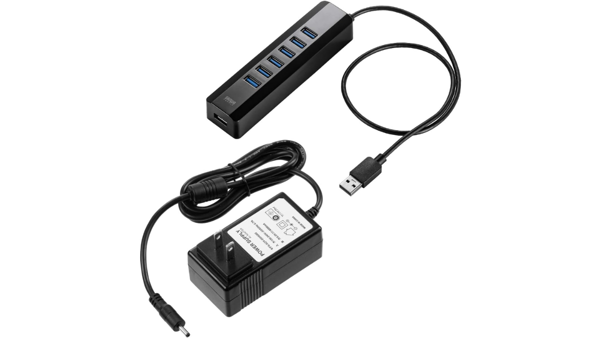 サンワダイレクトのUSBハブは接続機器を自動オフ。電気代節約にもなるぞ