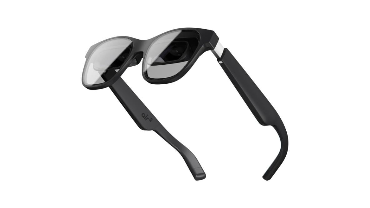 (超美品)サングラス型デバイス XREAL Air2 Pro X1003ケース付 XREAL Air2 Pro ARグラス エックスリアルエアー2プロ グレー