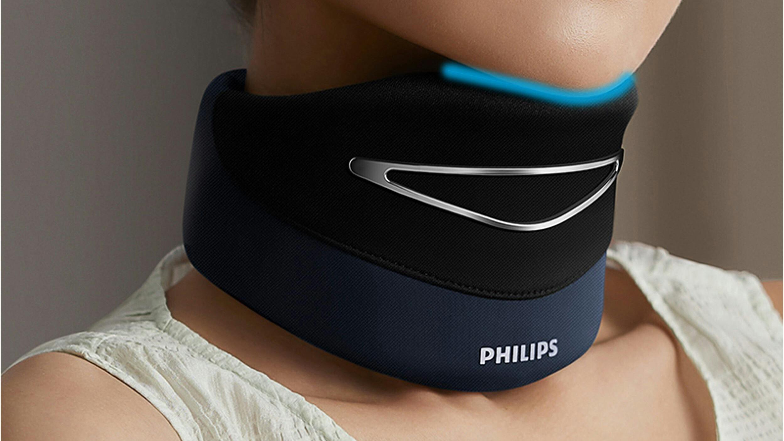 支えて温めて、刺激する。PCやスマホで疲れた首をケアするPHILIPSの