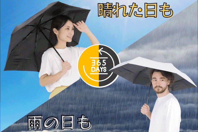 傘をたたむストレスよ、さらば！特殊加工で3秒でまとまる超軽量傘が