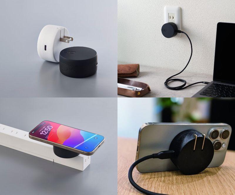 USBケーブル必要なし。 コンセント直でMagSafe充電できる充電器