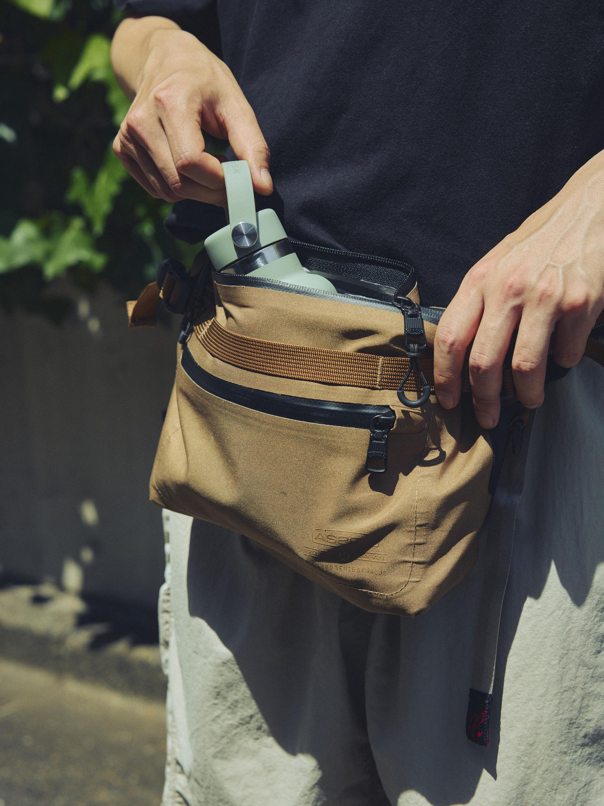 機能も使い勝手も抜かりなし。雨の季節に手放せないファニーパック