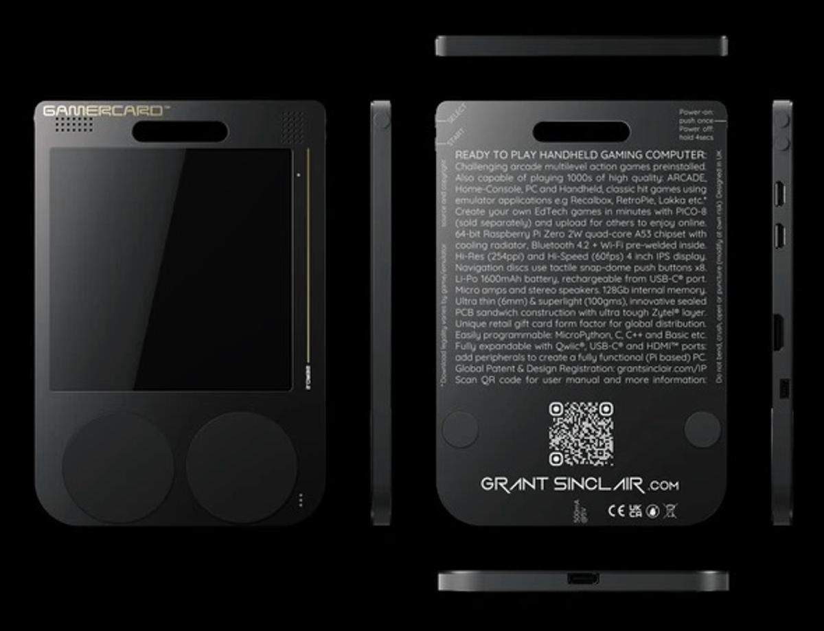 カード並みに薄い＆軽い「GamerCard」。レトロゲームを遊び尽くそう