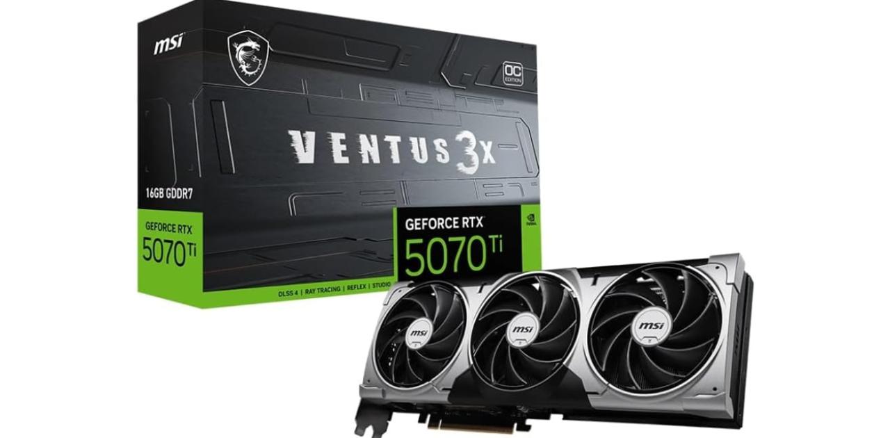 RTX 5070 Tiが3.3万円OFF、MSIのグラフィックボードどうした