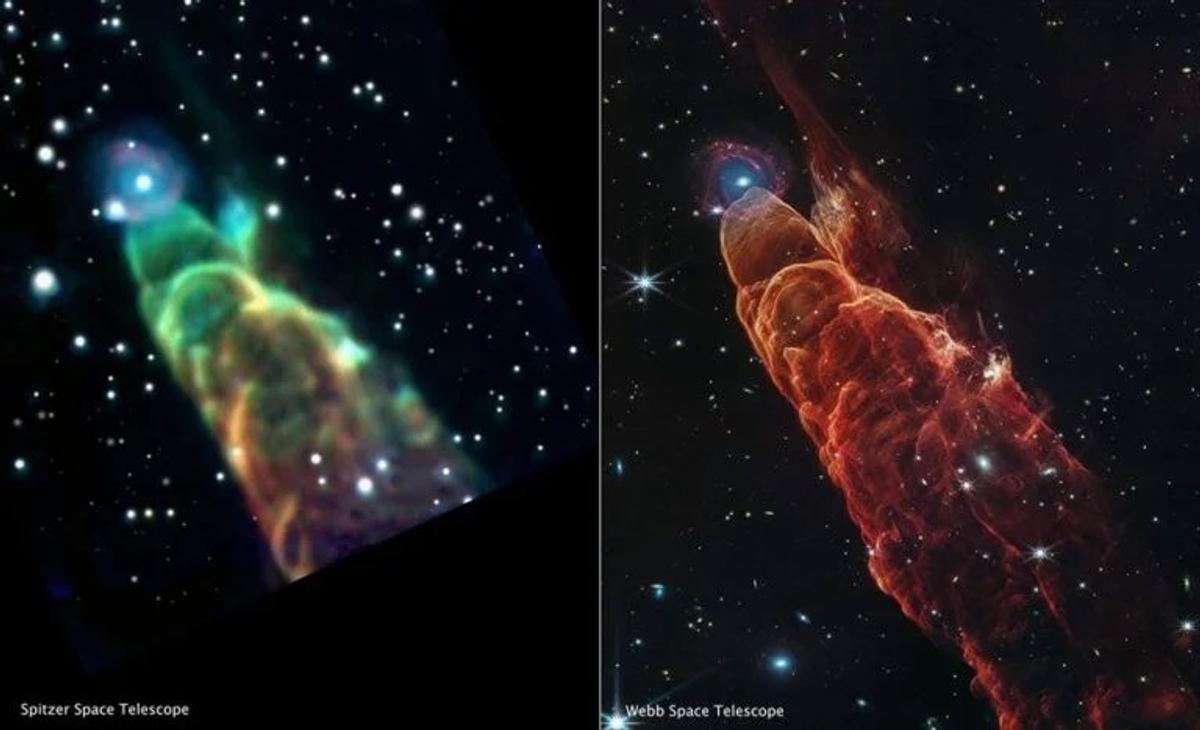 もうひとつの太陽系が生まれた瞬間？ 赤ちゃん星「HOPS-315」の姿を初