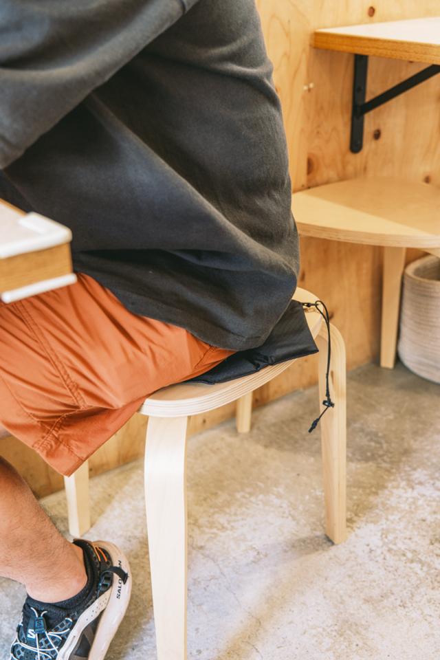 裏地付　座布団　尻あて　尻皮　スキー　キャンプ　チェア　マタギ　山伏　釣り　登山 楽天市場】DesertFox キャンプチェア リクライニングチェア