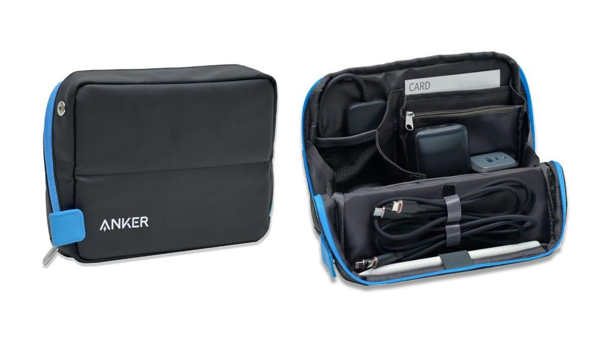 Anker - 新品 アンカー Anker コクヨ Smart Pouch ブラック Anker、コクヨと共同開発の“スマートポーチ”。本体のみで自立