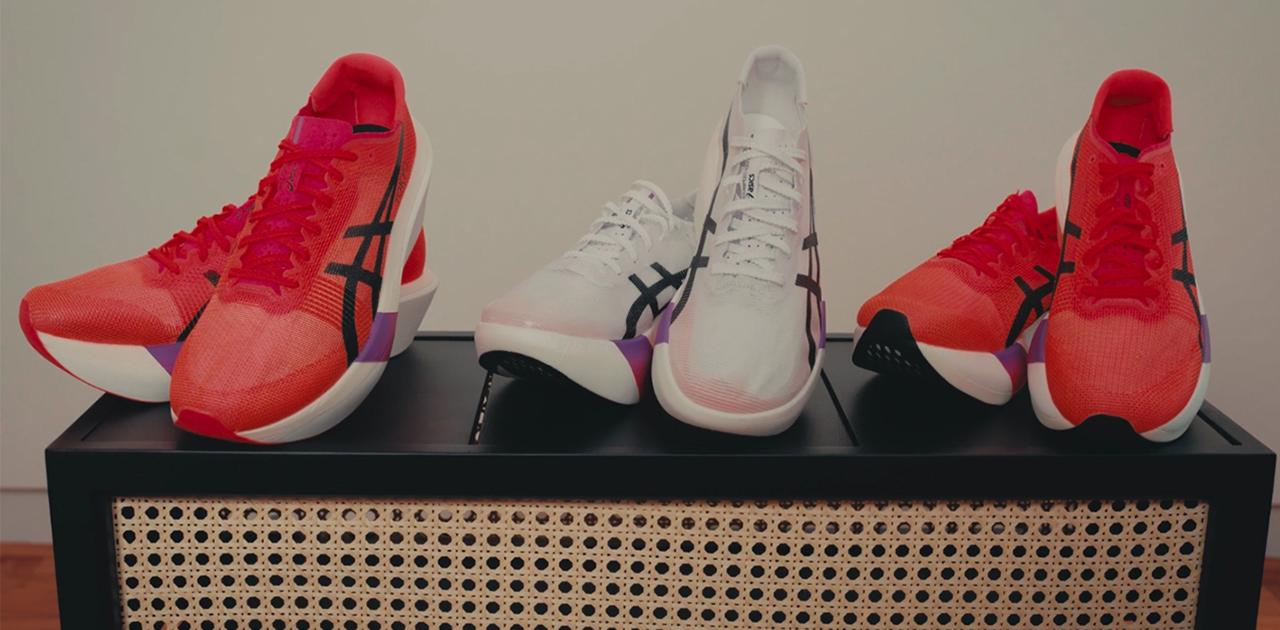 弾むように走れるASICSのランニングシューズ。やさしみ溢れる ...