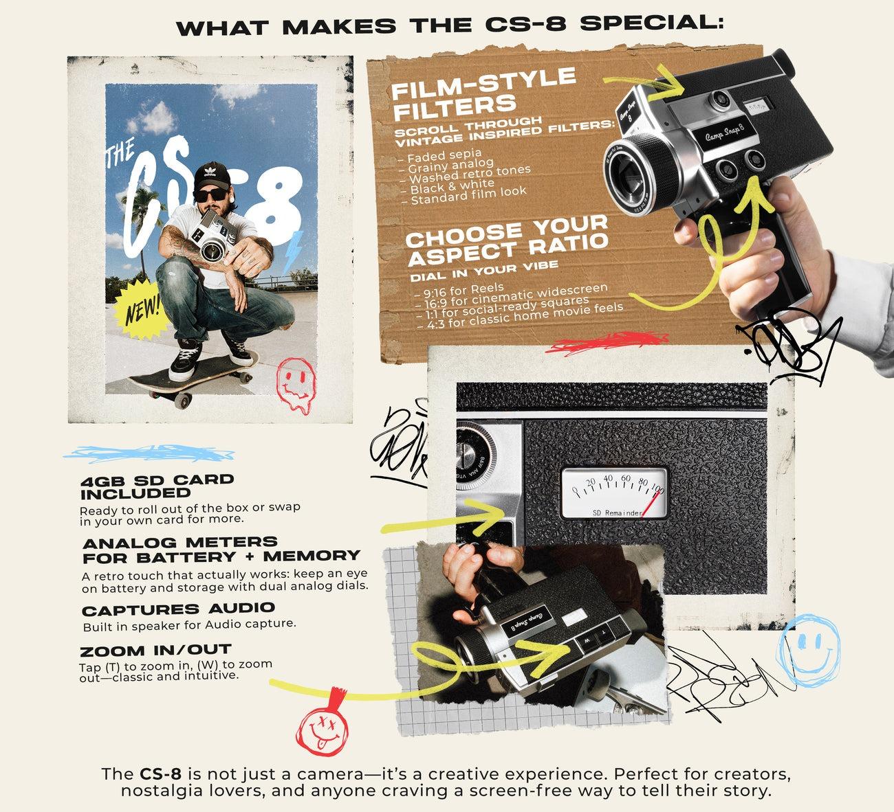 スーパー8にソックリ！ 動画専用のクラシックなデジカメ | ギズモード