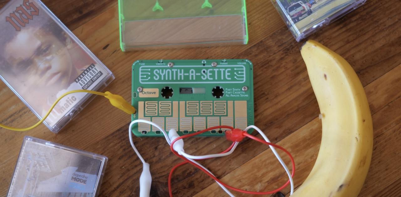 アンダー1万円でバナナが鳴った──触れて鳴らすカセット型シンセ