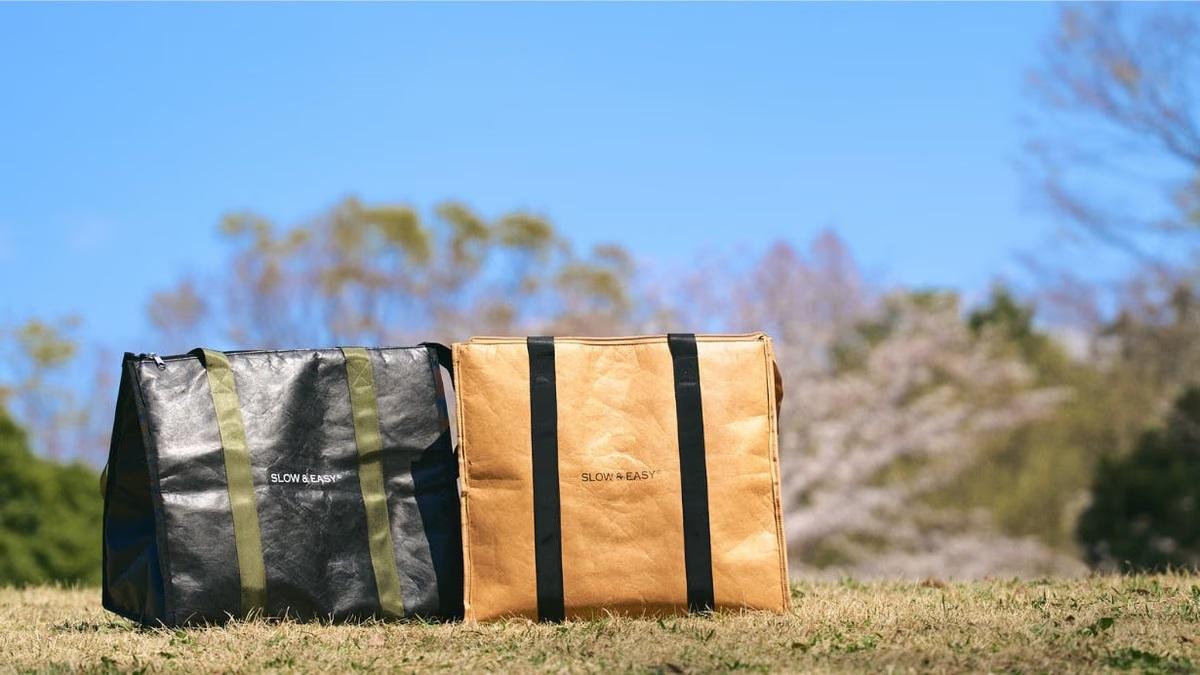 防�護服にも使われるタイベック素材採用で軽くて薄い。大容量保冷バッグCoolBag GRANDが終了間近
