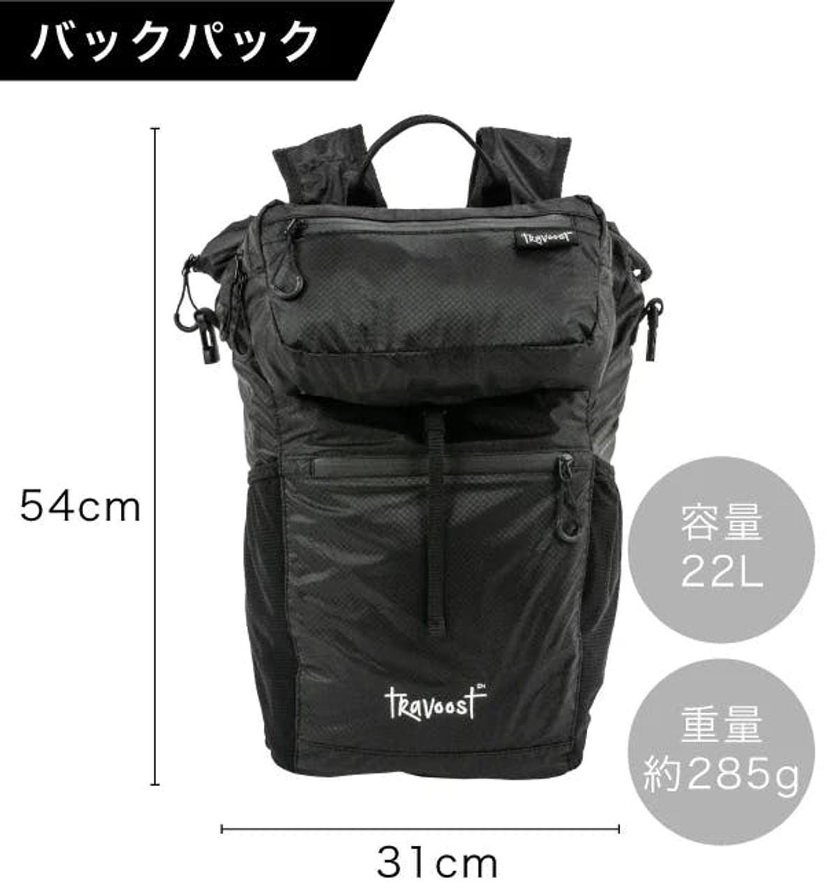 350ml缶サイズ→22Lへ。アウトドアや旅行に助かる超軽量耐水バック