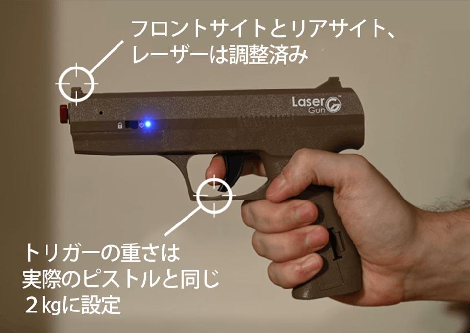 気分はまるでスナイパー。自宅で楽しめる本格レーザーガンの