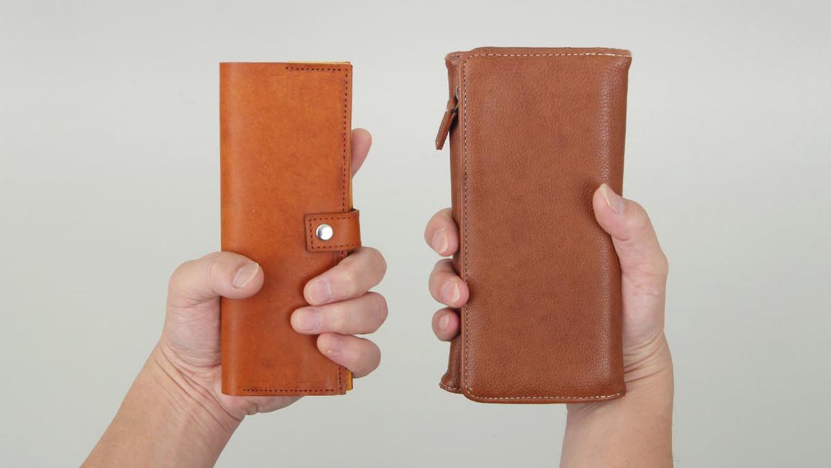 オーダー品　長財布 え、これだけ入るの？厚さ16mmの長財布が、常識をひっくり返してくれた