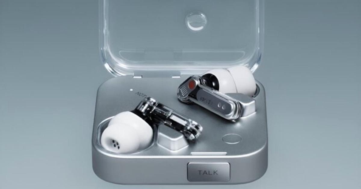 Nothingの最新ワイヤレスイヤホン「Ear (3)」のデザイン公開。ケース横