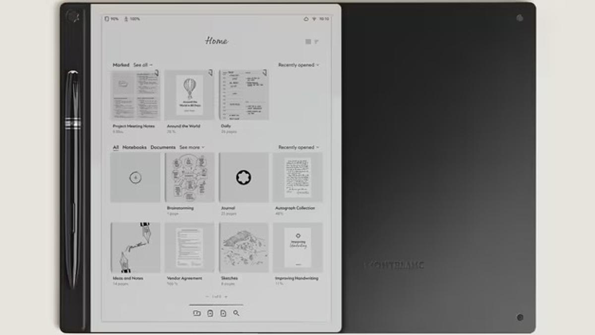 オトナかっこいい電子ペーパーパッド。高級筆記具のモンブランから登場 